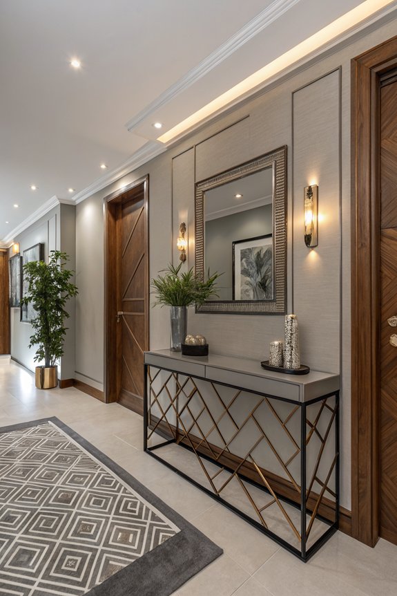 functional and stylish entryway