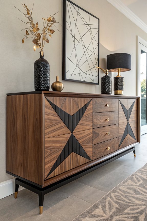 geometric sideboards for dining