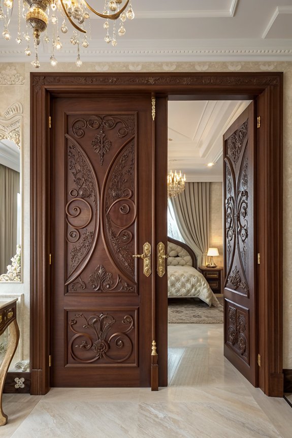 grand double door aesthetics