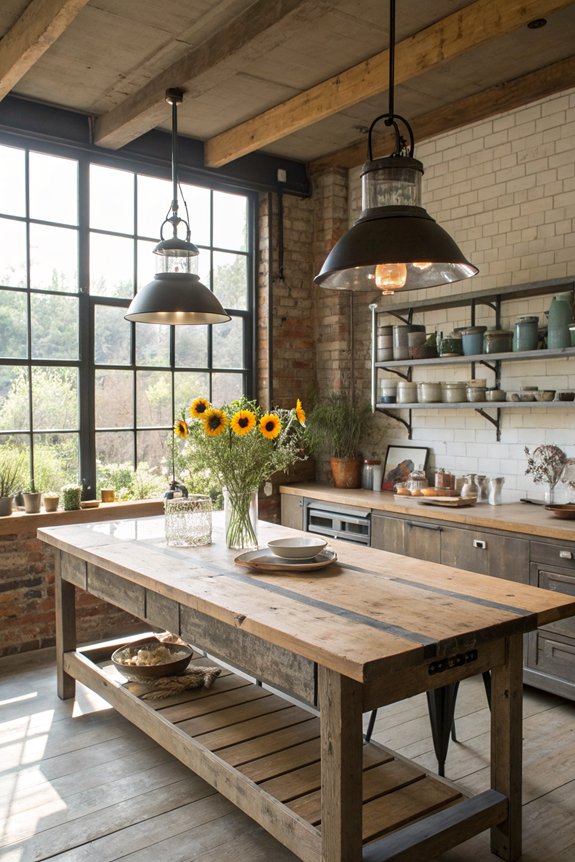 industrial farmhouse design blend