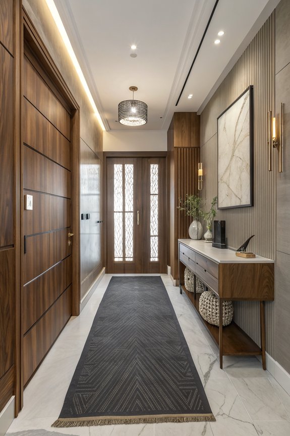 inviting entryway texture choices