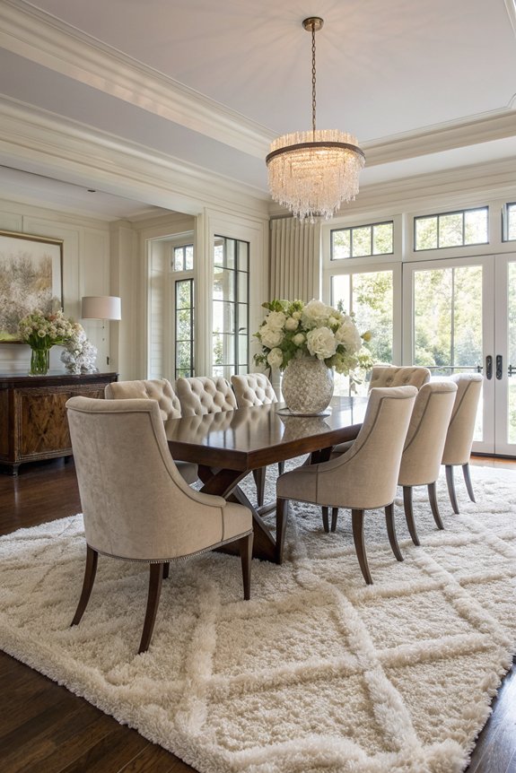 luxurious comfort for dining