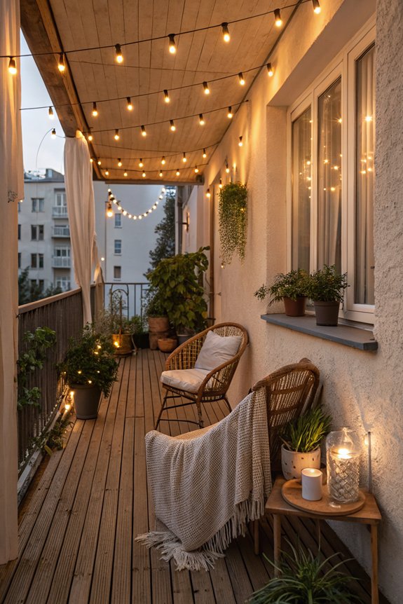 magical outdoor lighting ambiance