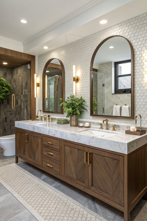 mixing materials for vanities