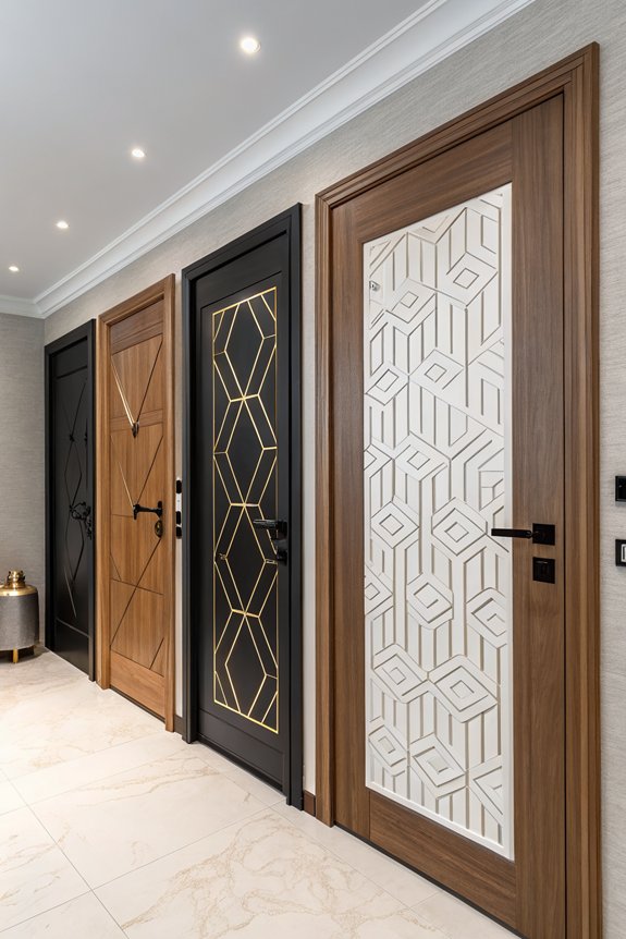 modern elegance in entryways