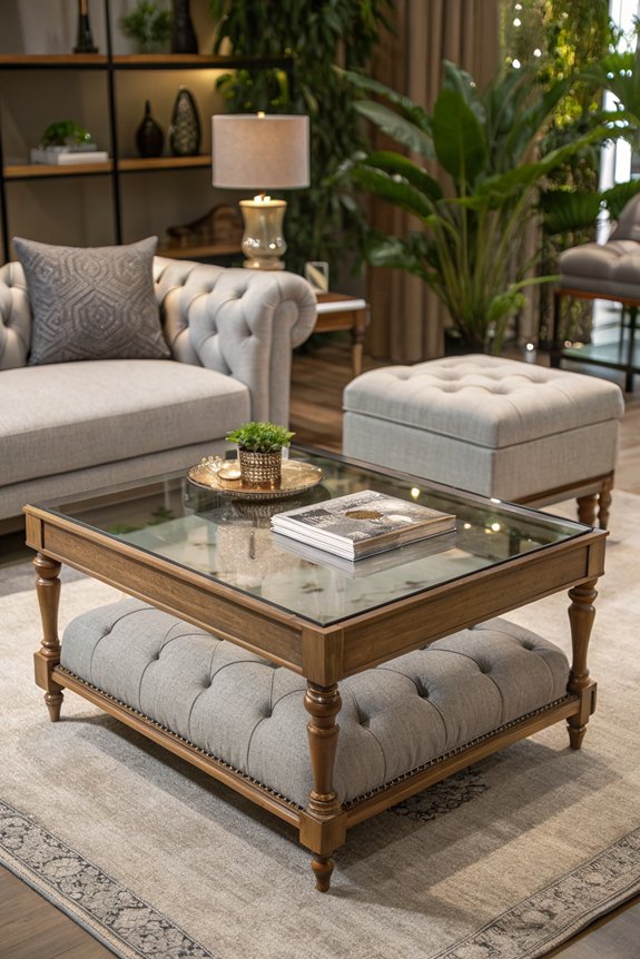 multifunctional ottomans for storage