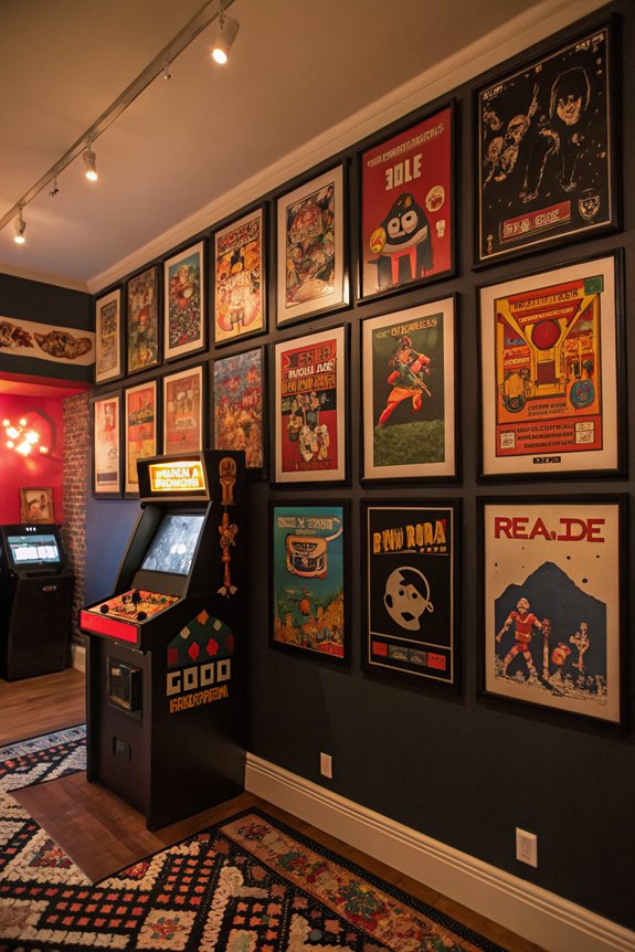 nostalgic vintage arcade decor