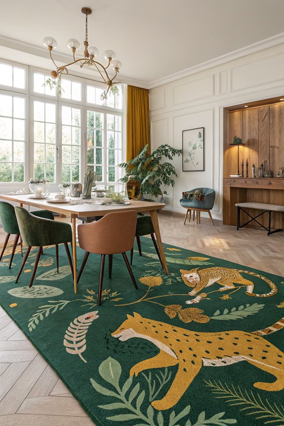 playful animal print decor