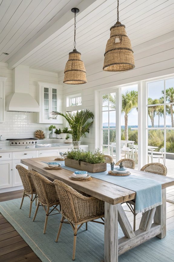 rustic coastal kitchen design