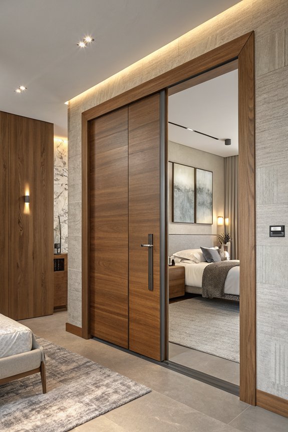 seamless pocket door elegance