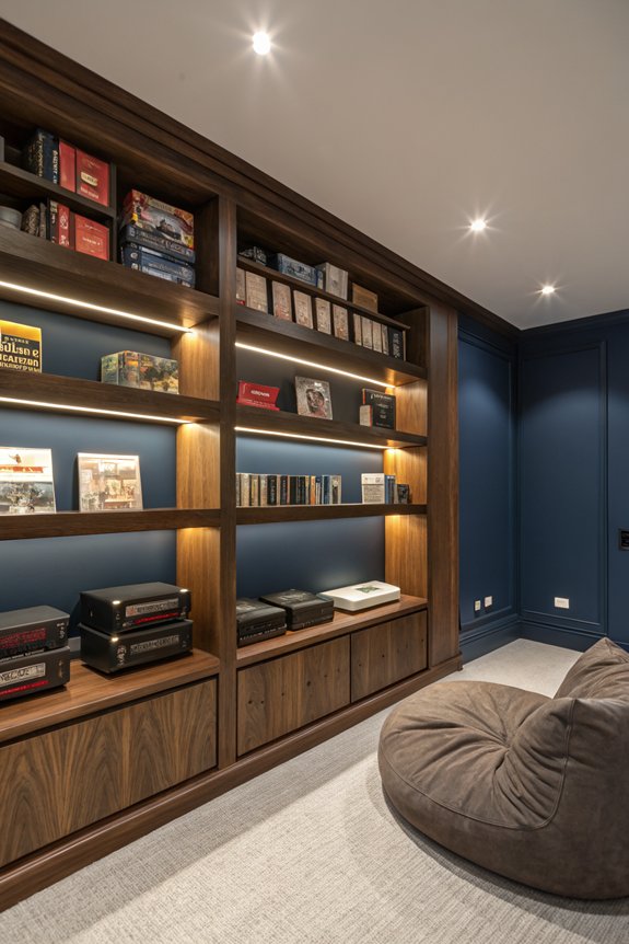 showcase gaming collection stylishly