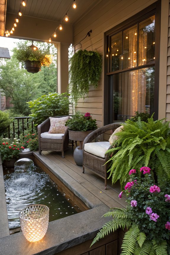 soothing small water features