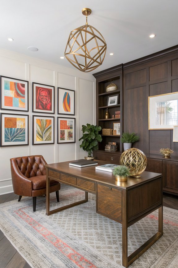 statement accessories enhance workspace