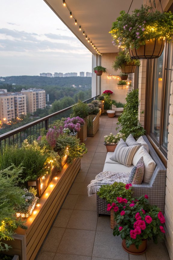 stylish planters define spaces