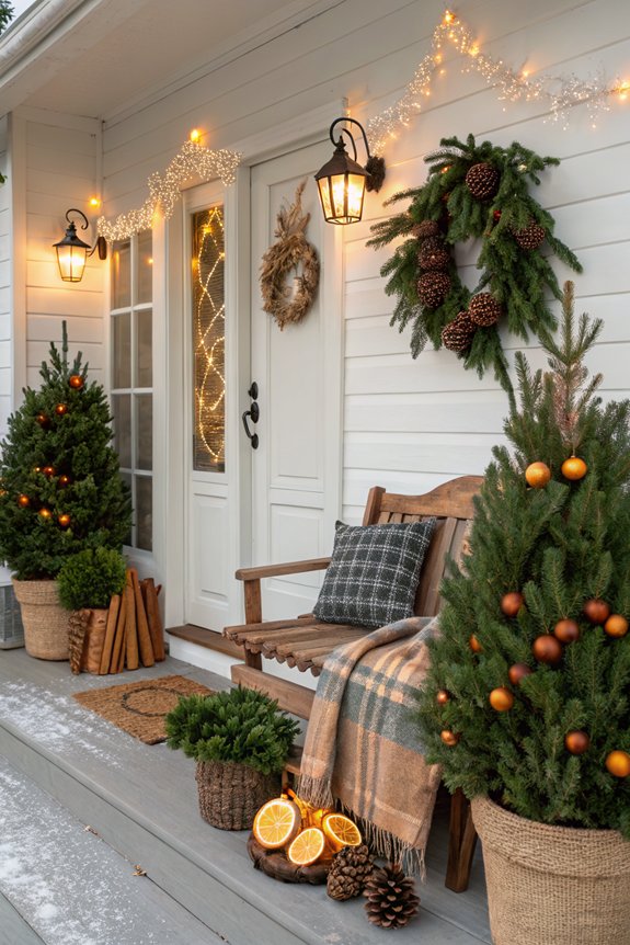 sustainable outdoor holiday decor