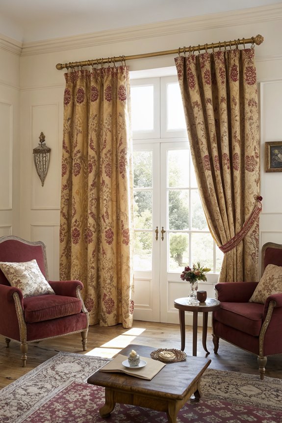 timeless vintage curtain charm