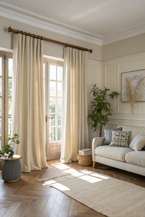 transformative flowing curtain design