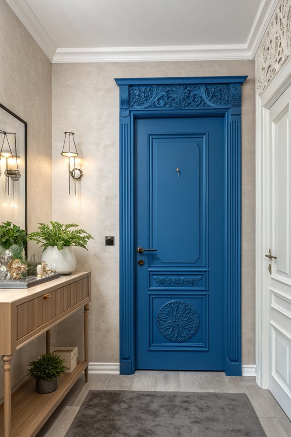 vibrant door colors elevate