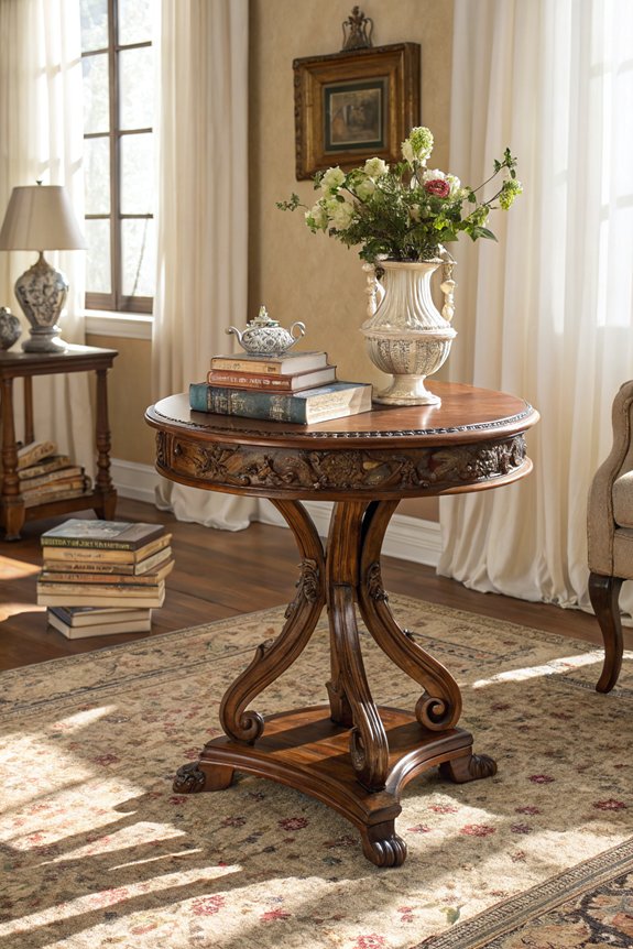 vintage inspired tables for charm