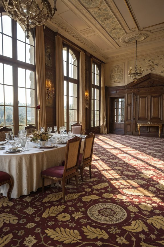 vintage rugs add character