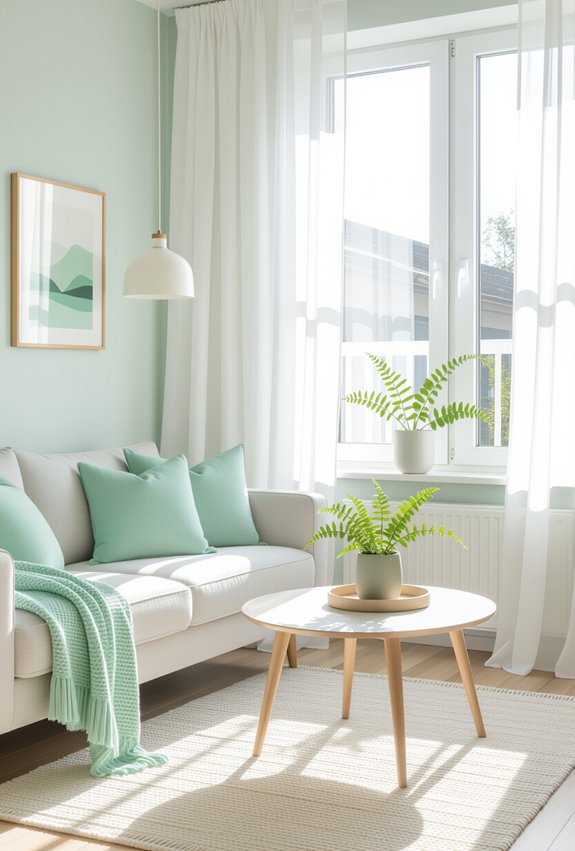 airy color palette serenity