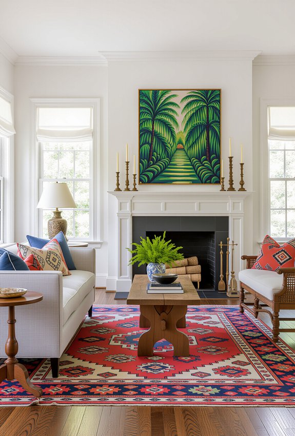 blend modern with vintage