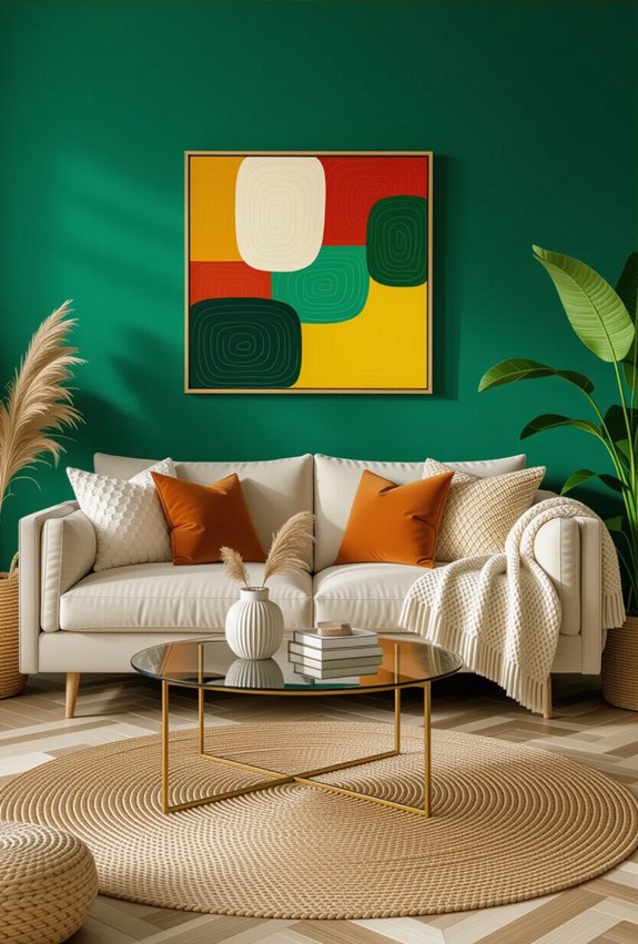 contrast with color texture