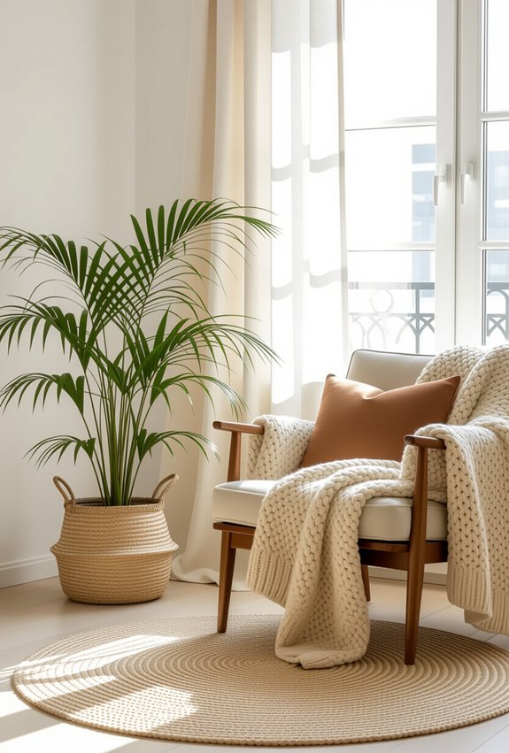 cozy natural elements integration