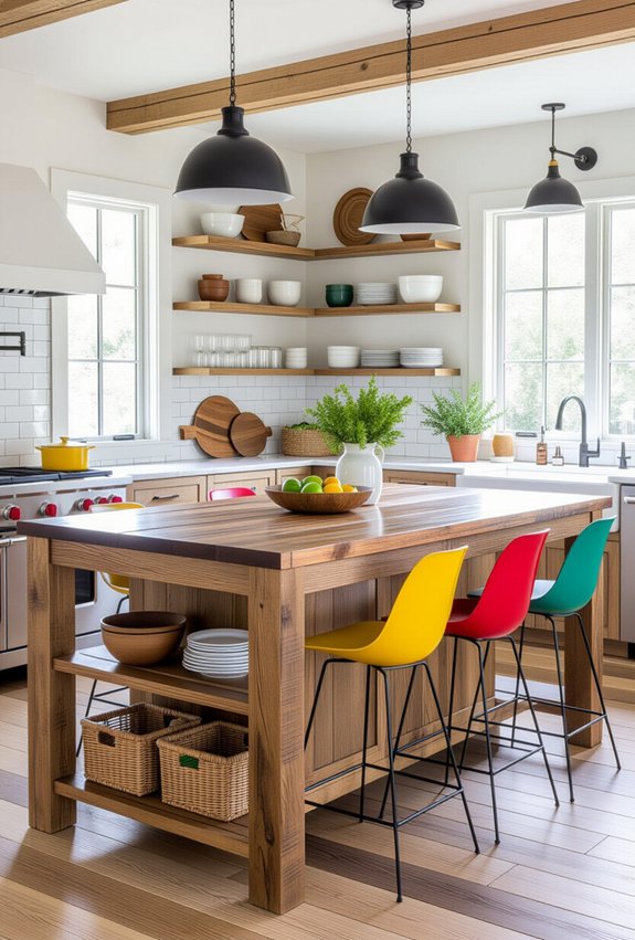 creative materials for islands