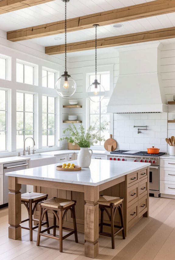 enhance kitchen lighting atmosphere