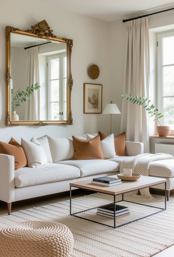 enhance space with mirrors