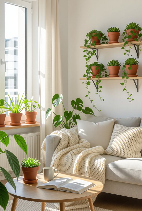 enhance space with plants