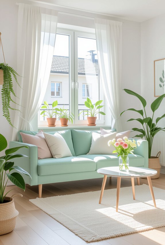 light colors expand space