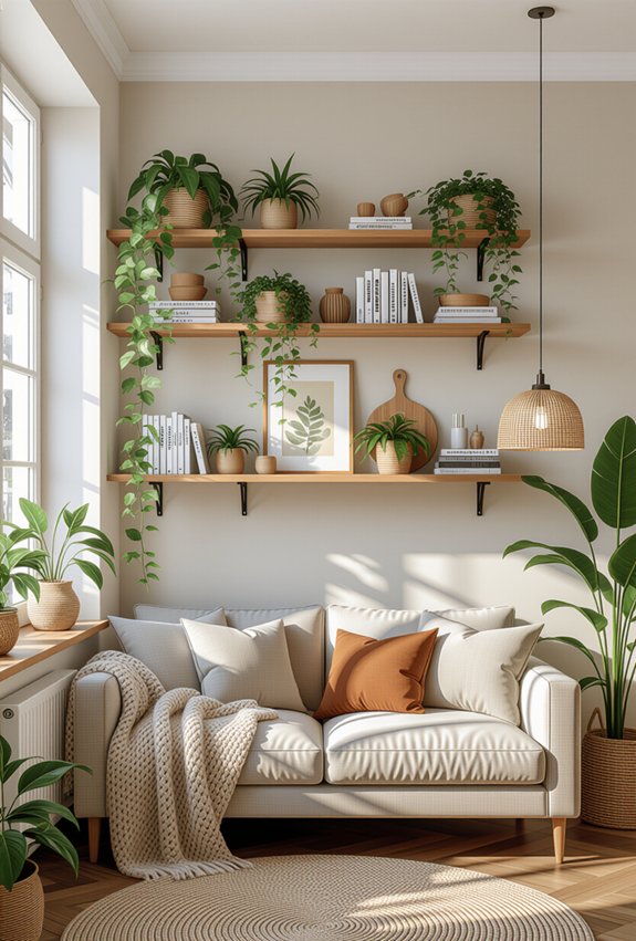 maximize vertical shelving space