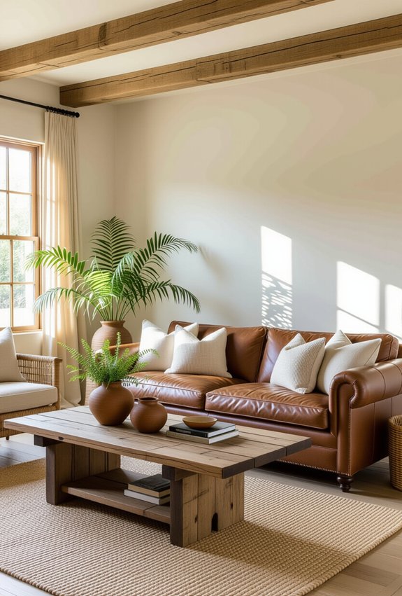 rustic warmth and nature